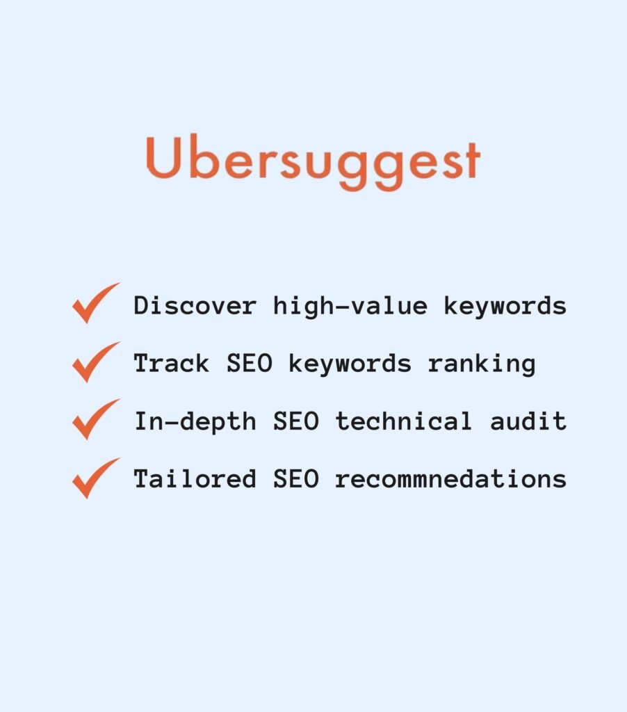 Ubersuggest SEO