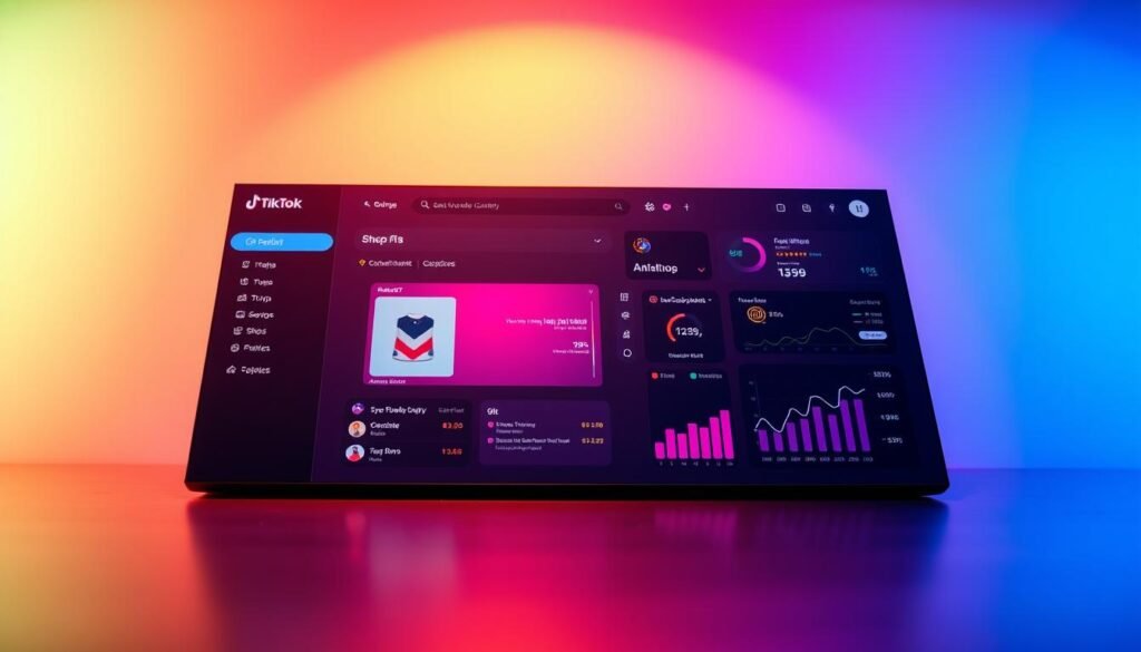 tiktok online shop dashboard