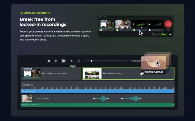 camtasia editor screen
