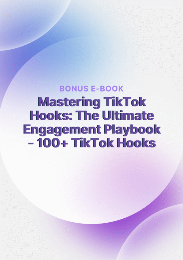 best hooks to make money with tictok