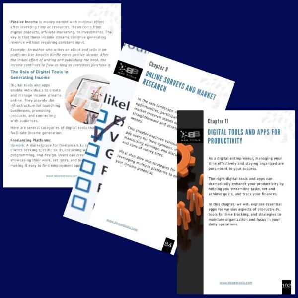 eBook: 📖 Unlocking Online Income: How to Make Money Online Using Digital Tools (Beginner’s Guide)