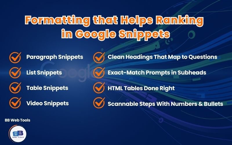 google snippets ranking