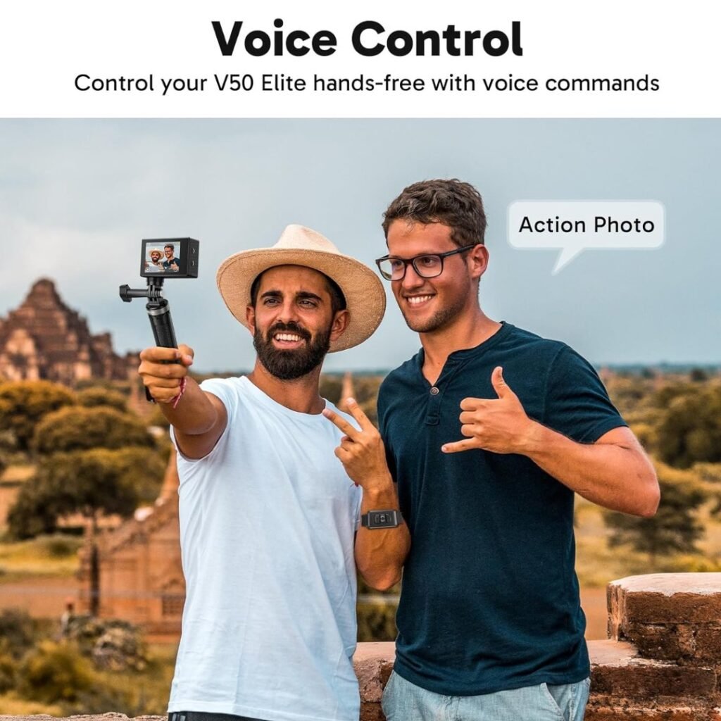 AKASO V50 Elite voice control