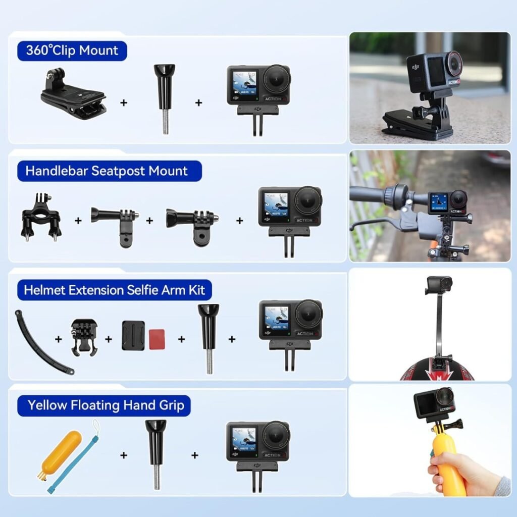 DJI-Osmo-Action-4-Standard-Combo-with-50-Piece set 2