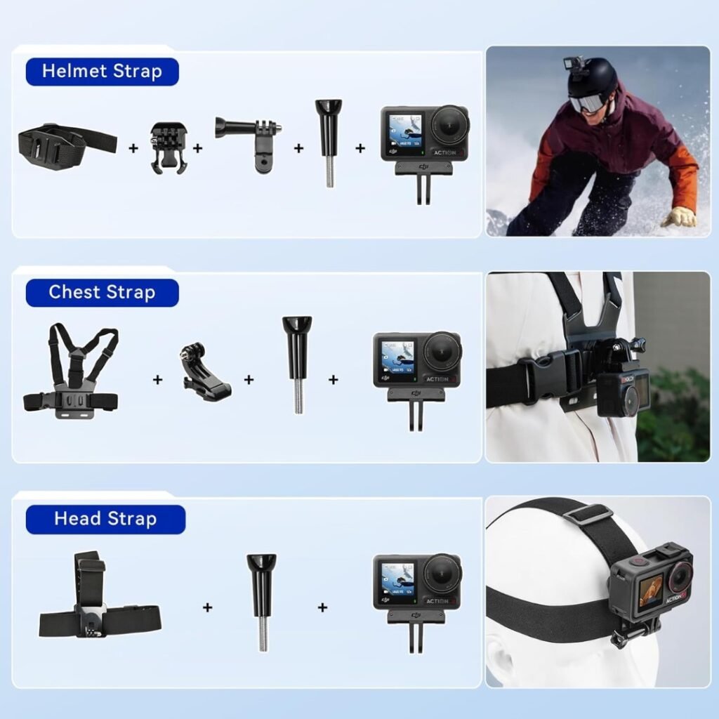 DJI-Osmo-Action-4-Standard-Combo-with-50-Piece set 1