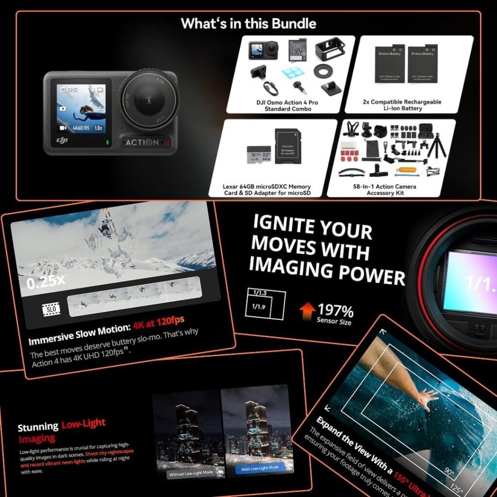 DJI-Osmo-Action-4-Standard-Combo battery life