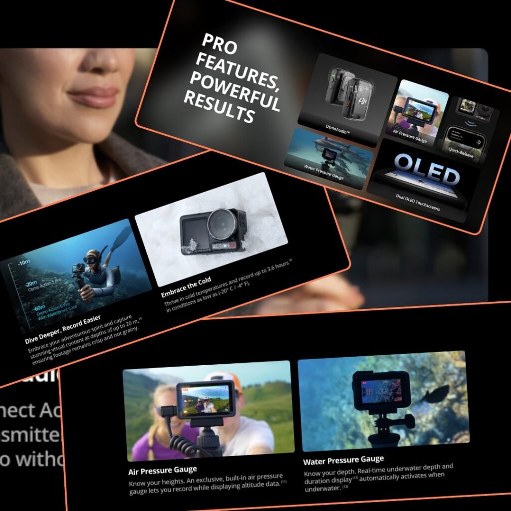 DJI Osmo Action 5 Pro underwater camera