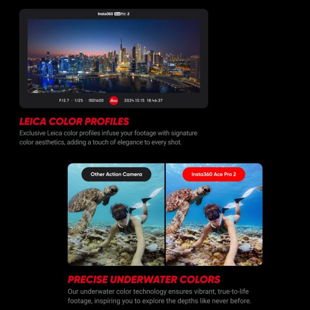 Insta360 Ace Pro 2 high quality for youtubers