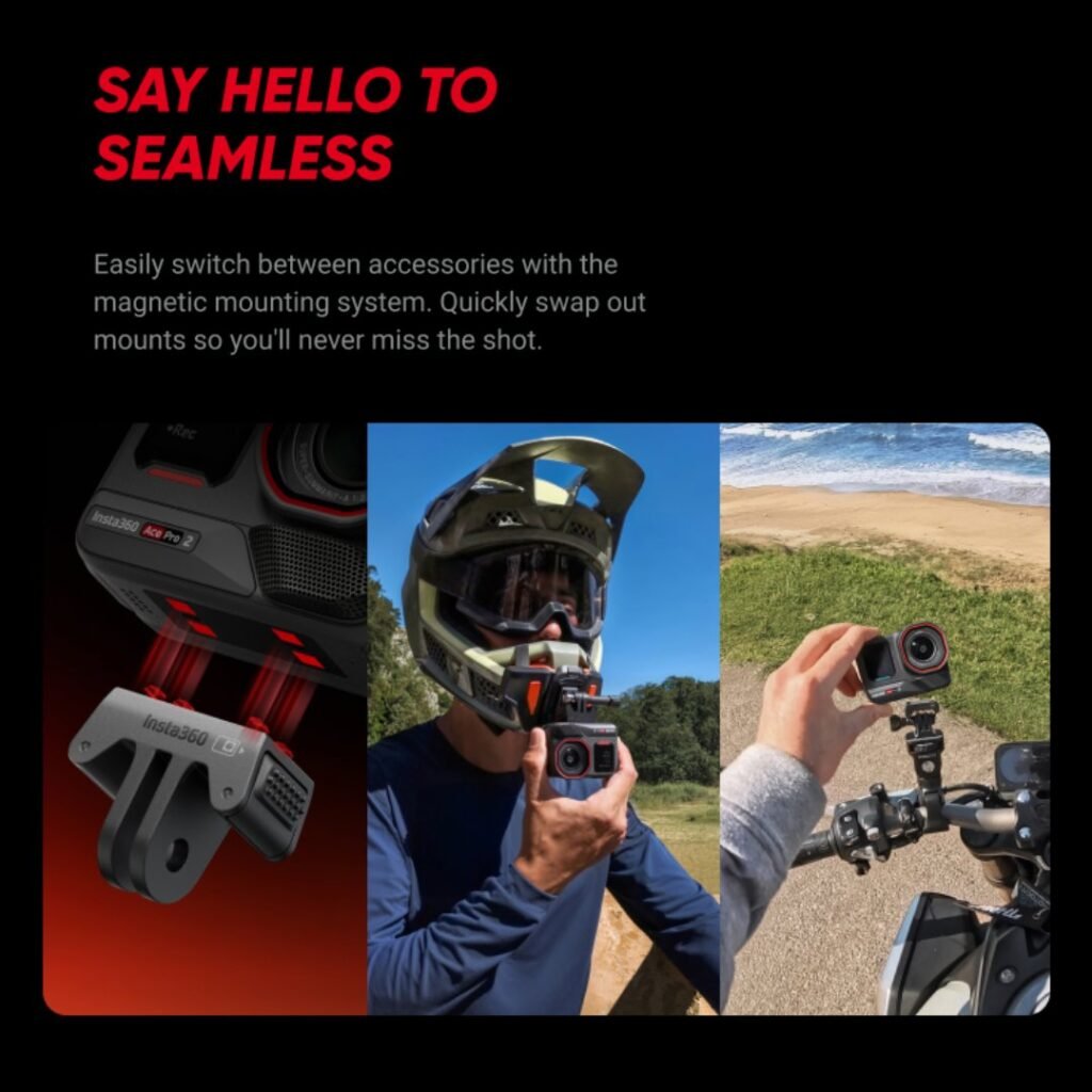 Insta360 Ace Pro 2 mounting options