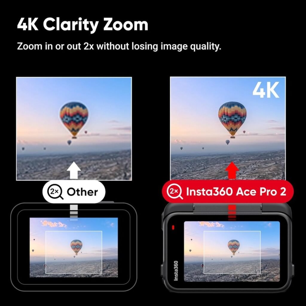 Insta360 Ace Pro 2 4K clarity zoom