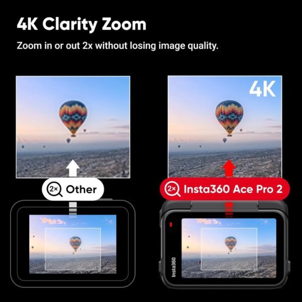 Insta360 Ace Pro 2 4K clarity zoom