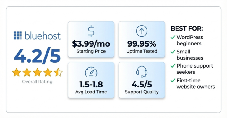 Bluehost Review 2026