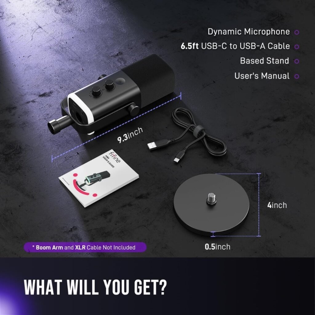 FIFINE AM8 whats in the package