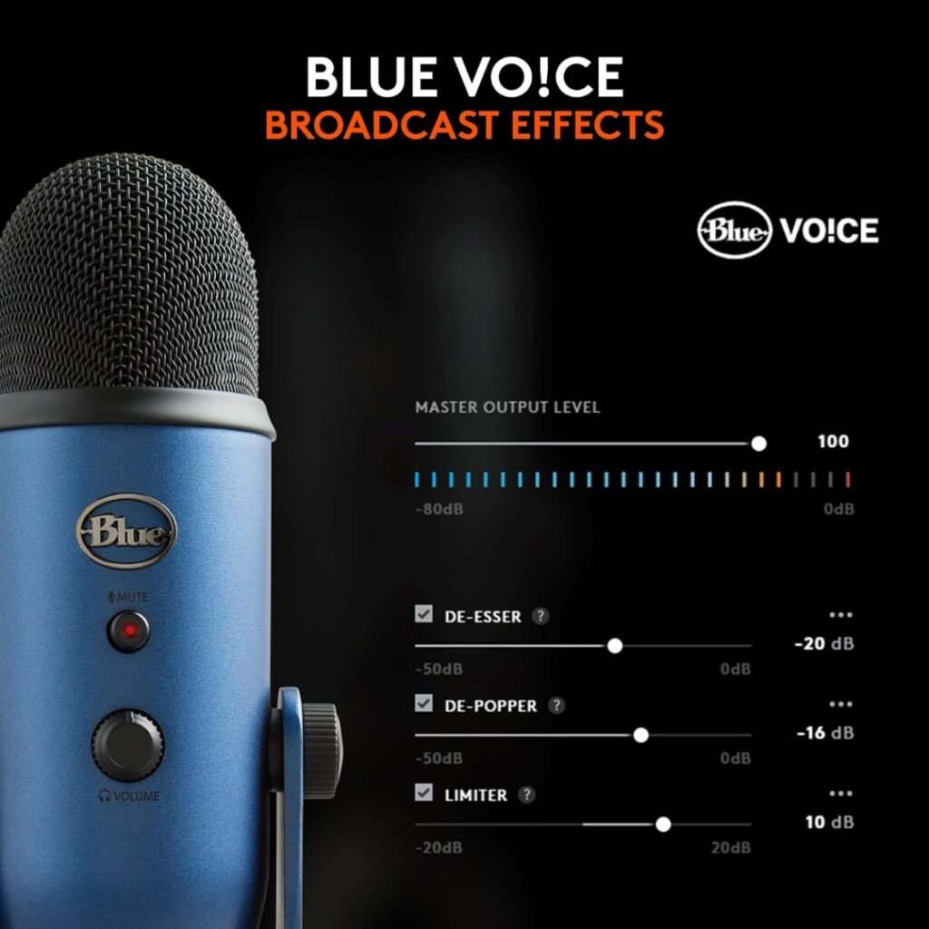 Logitech Blue Yeti Microphone Blue Voice app