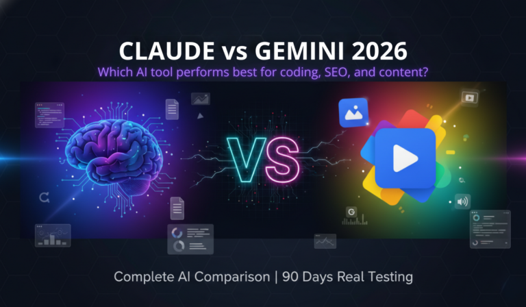 Professional comparison of Claude Sonnet 4.5 and Gemini 2.5 Pro based on 90 days of real-world testing across coding, content creation, and SEO performance